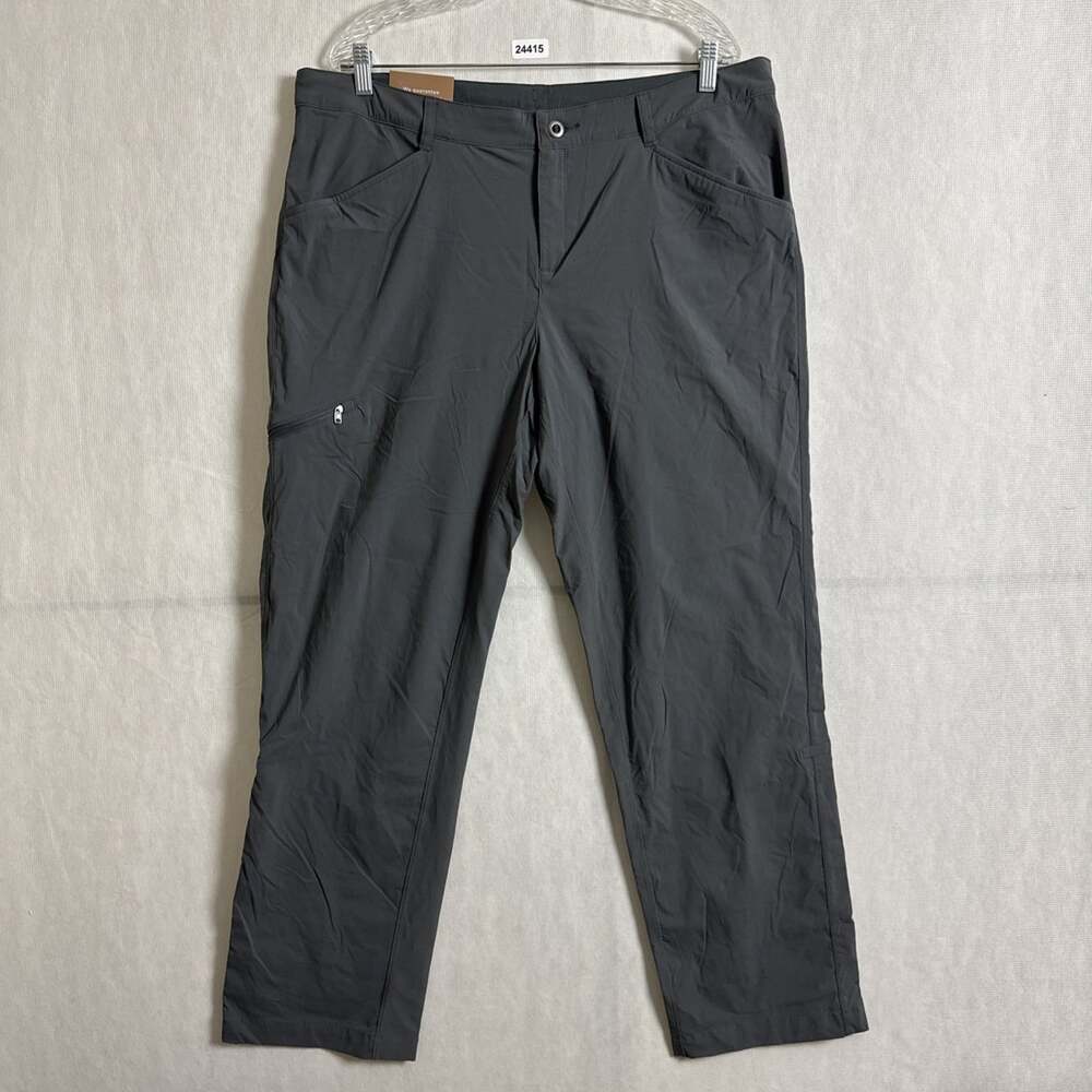 NWT Patagonia Women's Size 18 Forge Gray Straight Leg Cargo Quandary Pants